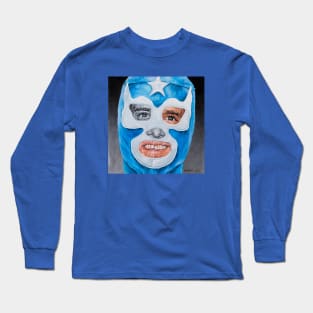 Hunter: Wrestling Mask Portrait Long Sleeve T-Shirt